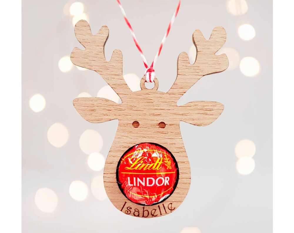 Personalised Reindeer Christmas Decorations