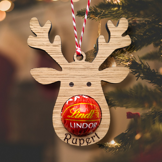 Personalised Reindeer Christmas Decorations